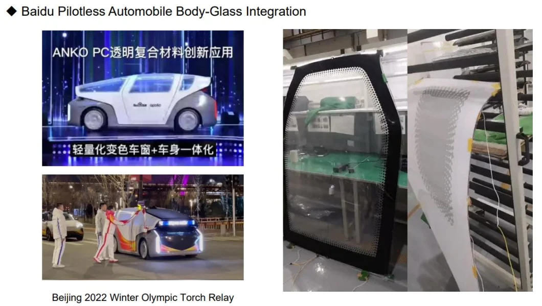 Laminated Glass Bulletproof Glass for Auto Window Polycarbonate Glass