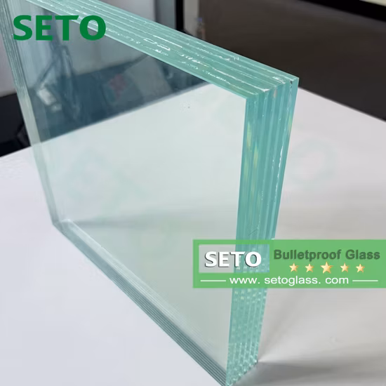 車の安全窓用防弾強化合わせガラス