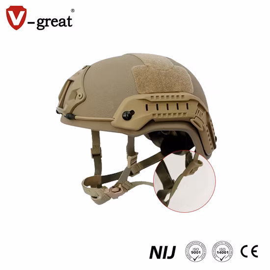 Nij 0106.01 レベル IIIA 防弾警察および陸軍軍用ヘルメット